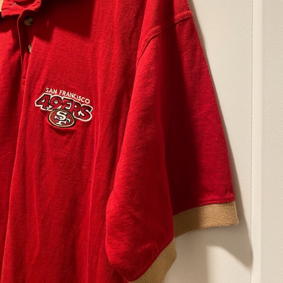NFL Vintage 90s San Francisco 49ers Polo Size Large - Picture 2 of 4